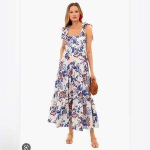 Tuckernuck Cream Heirloom Floral Cameron Dress